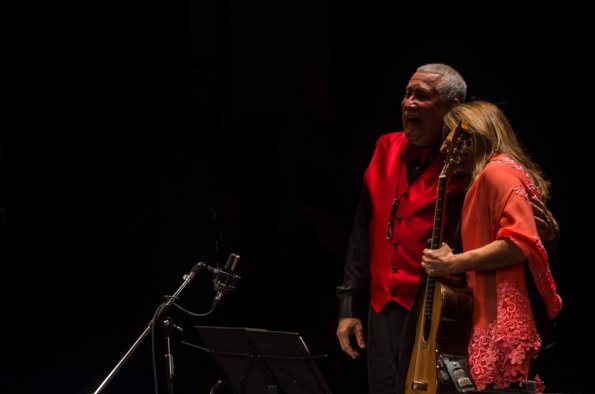 Berta Rojas y Paquito D'Rivera.