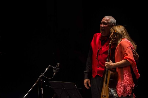 Berta Rojas y Paquito D'Rivera.