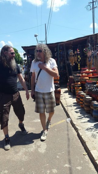 Robert Plant en Areguá, Paraguay.